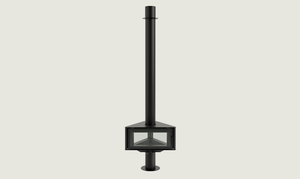 Cheminée suspendue autonome moderne JK <span class=keywords><strong>pour</strong></span> <span class=keywords><strong>intérieur</strong></span>, à <span class=keywords><strong>bois</strong></span>, en acier au carbone, avec four indépendant <span class=keywords><strong>pour</strong></span> <span class=keywords><strong>chauffage</strong></span> au <span class=keywords><strong>bois</strong></span> - Product Image 5
