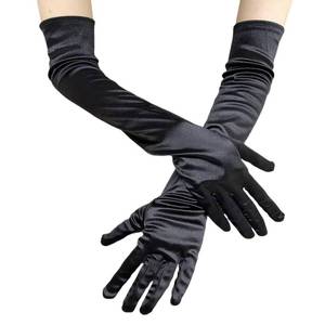 Gants longs en satin élégants pour femmes, idéaux pour les mariages, les bals de promo et le quotidien, parfaits pour toutes les saisons, longueur coude – Nouvelle collection en promotion - Product Image 2