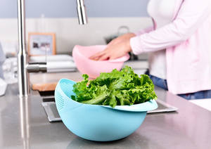 तरणू के लिए तरसेर वॉशर के साथ चावल धोने के कटोरे और छोटे अनाज के साथ चावल धोने और फलों की सब्जियों - Product Image 3