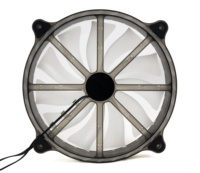 NOUVEAU Boîtier d'ordinateur en cuivre pour jeux, refroidisseur de processeur à eau 200 mm avec LED ARGB 20 cm et roulement fluide, remplace les ventilateurs