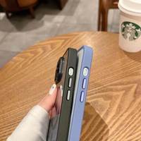 Étui de téléphone magnétique en acrylique transparent antichoc de haute qualité avec placage couleur pour OnePlus 12R 11R 9R Nord CE 5G ACE2V Business