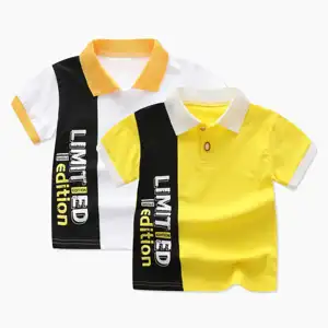 Poloshirts Met Korte Mouwen Voor Jongens En Gebreide T-Shirt Tops Voor Kinderen Van 1 Tot 5 Jaar In 2022 Shirts Voor Kinderen