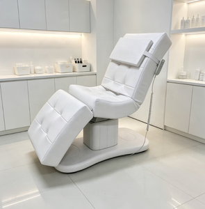 Nouveau Lit de Soin Facial 2026 pour Salon de Beauté et Spa, Chaise de Massage Électrique à 3 Moteurs en Cuir PU avec Mécanisme de Levage pour Extensions de Cils - Product Image 1