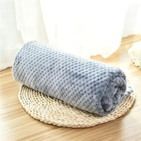 Couverture pour animaux de compagnie en polaire corail toutes saisons, pliable et portable, douce, respirante, respectueuse de l'environnement, pour chats, chiens, petits animaux