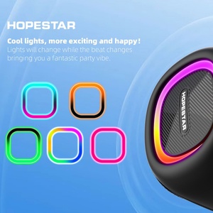60W Mạnh Mẽ Không Dây Ngoài Trời Không Thấm Nước Đi Bộ Đường Dài Âm Nhạc Loa Bass Loa Siêu Trầm Stereo Loa Tăng Boombox USB/TF/AUX - Product Image 4