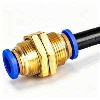 Raccords pneumatiques de haute qualité de la série PM, connecteurs rapides pour tuyaux d'air
