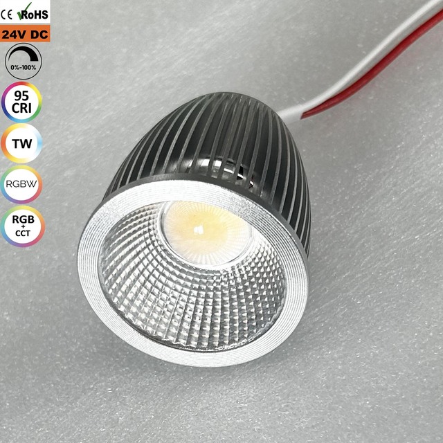 Benory 24v 8w 2700k 3000k Reflector 60D LED Spot CRI95 Loxone Knx Dali Casambi Tuya Zigbee DMX PWM DIM RGBW TW Smart Downlight
