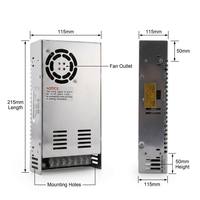 Fuente de Alimentación Conmutada S-350 de 350W, 5V 12V 24V 48V, Salida Única, AC a DC, SMPS para Impresora 3D, Señalización LED, Equipo Industrial