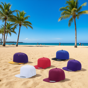 Gorra de Béisbol de Lona PS Poly Snapback de 2 Tonos, Unisex, Estilo Hip Hop, para Deportes al Aire Libre, Playa, Casual, Moda - Product Image 2