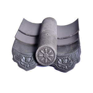 Tuiles de toit en argile de style coréen non vernissées, décoration de maison Hanok, toit de temple antique - Product Image 6