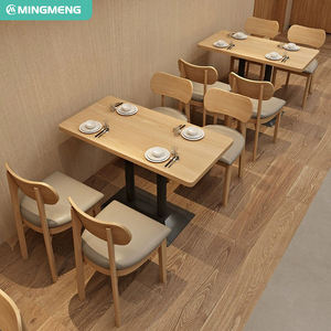 Luz de lujo comercial restaurante sofá cabina asiento café muebles silla Mesa Pu cabina asiento sofá moderno restaurante conjunto - Product Image 3