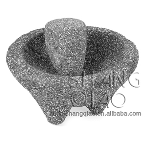<span class=keywords><strong>Molcajete</strong></span> Tradicional de Granito Sólido de Alta Calidad con Tejolote - Product Image 4