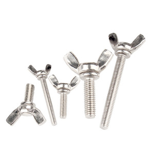 Tornillos de Mariposa Métricos de 40 mm M2, Galvanizados en Zinc, de Alta Calidad, Fabricados en Fábrica, al por Mayor, DIN 318, Acero Inoxidable - Product Image 5