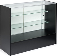 Vitrine en verre 70 ''vitrine pour magasin de fumée vitrine en aluminium vitrine de comptoir en verre avec porte coulissante