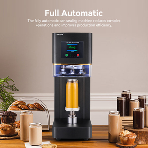 Máy đóng hộp tự động FEST CE, máy hàn miệng lon, máy niêm phong lon nhôm tự động, máy hàn miệng lon nước giải khát - Product Image 3