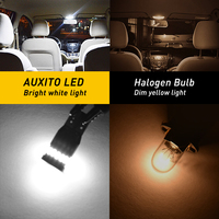 Ampoule LED AUXITO Bestseller T10 194, blanche, neuve, kit d'éclairage de plaque d'immatriculation, ampoule de phare LED 6000K pour éclairage intérieur de voiture