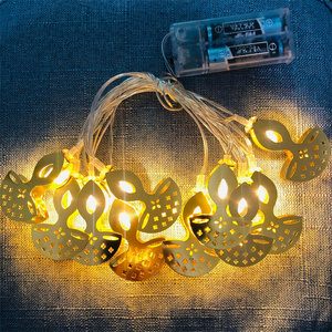 Ramadan lumières Eid décoration lune étoile <span class=keywords><strong>Led</strong></span> chaîne EID Mubarak décoration de la maison fée <span class=keywords><strong>guirlande</strong></span> déco 2025 Ramadan Kareem - Product Image 3