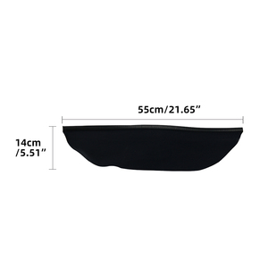 Bavette de casque de soudage en tissu ignifuge noir avec joint pressé, compatible avec la plupart des casques de soudage, capuchon de protection TRUSOXIN - Product Image 6