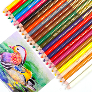 KALOUR 24 Crayons Fusain de Couleur pour Esquisse et Dessin en Boîte Carton, Personnalisation Disponible - Product Image 5