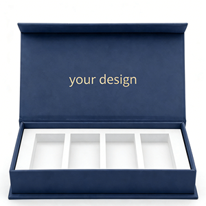 กล่องของขวัญเครื่องสำอางแบบแม่เหล็กพับได้ ดีไซน์หรูหรา สำหรับน้ำหอม โลชั่น เซรั่ม ครีม และผลิตภัณฑ์ความงาม - Product Image 3