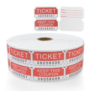 Billets de tombola personnalisés en rouleau, prix d'usine, fabriqués en Chine - Product Image 4