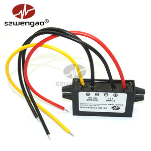 Szwengao ตัวแปลงไฟกระแสตรง12V ถึง5V เอาต์พุต3A สำหรับจอแสดงผลรถยนต์แหล่งจ่ายไฟ - Product Image 2