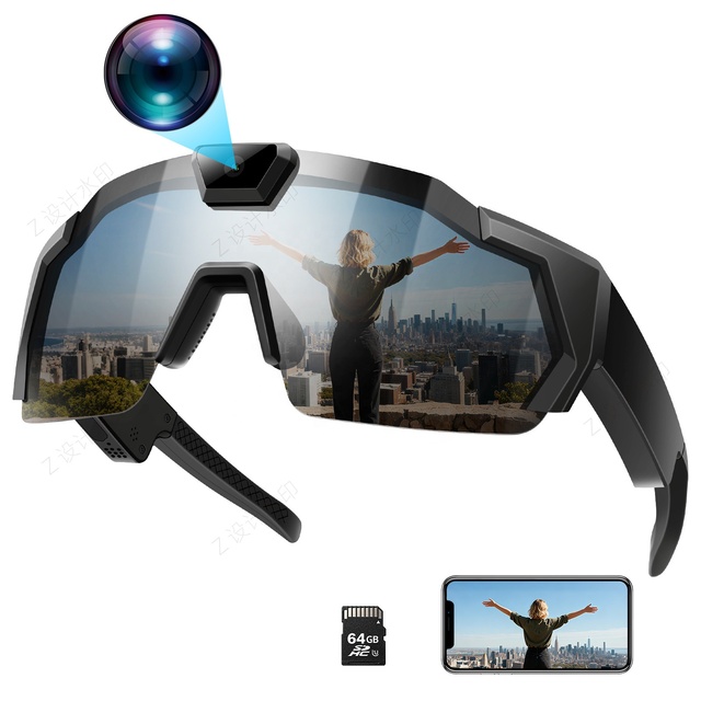 New Smart Glasses Sports Recording DV Camera Outdoor Riding Recorder for Intelligent Sports Photography