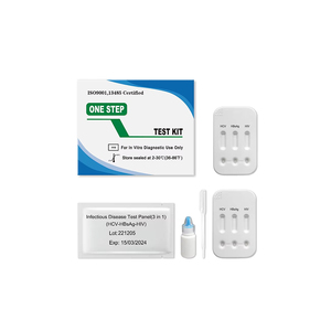 의료기기 및 소모품 <span class=keywords><strong>HIV</strong></span>/HBsAg/<span class=keywords><strong>HCV</strong></span> 혈액 항원 검출 감염성 신속 검사 키트 - Product Image 1