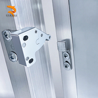 Porte coupe-feu industrielle en aluminium dissimulée, réglable, résistante à l'humidité, durable, facile à installer pour les centres commerciaux et les hôpitaux