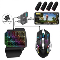Mix SE Yaoguang - Contrôleur mobile sans fil BT 5 en 1 - Clavier et souris de jeu - Convertisseur pour périphériques de jeu sur téléphone mobile