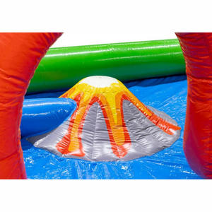 Aire de jeux aquatique gonflable avec mur d'escalade et équipements sportifs pour usage commercial, style <span class=keywords><strong>Dinoworld</strong></span> - Product Image 5
