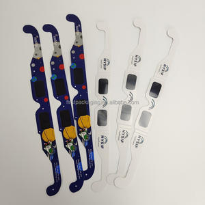 <span class=keywords><strong>2026</strong></span> ISO 인증 일식 안경 맞춤형 디자인 일식 보기 3D 종이 안경 - Product Image 5