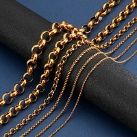 Vente en gros Collier chaîne ronde en argent pour homme en 3mm Colliers en acier inoxydable pour homme soudés pour la fabrication de bijoux personnalisés