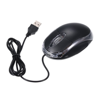 Souris filaire USB personnalisée pas cher mini souris optique 3D filaire souris d'ordinateur ergonomique pour PC privé ordinateur portable