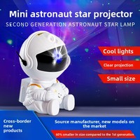 Lampe de projection ciel étoilé transfrontalière, veilleuse atmosphère Voie Lactée, lampe nébuleuse laser créative, télécommande USB