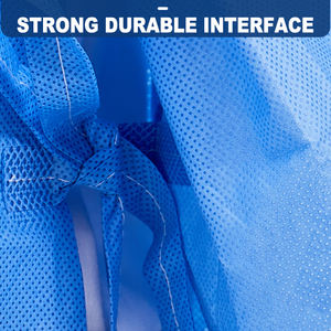 Haixin Uniformes hospitaliers de santé Manteau de médecin chirurgical PPPE Fournisseurs de blouses médicales jetables Vente en gros de blouses isolées non tissées - Product Image 3