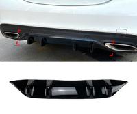Aksesoris Mobil Suplai Pabrik, Splitter Bibir Bumper Belakang untuk Mercedes Benz C Class W205 Facelift 2019-2021