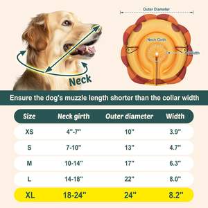 Fabrika özelleştirilmiş şişme koni köpek kedi yumuşak Pet kurtarma koruyucu köpek tasması UFO koruyucu Pet boyunluk olur - Product Image 3