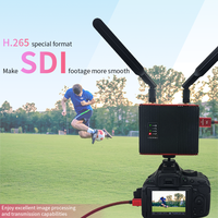 Transmisor y Receptor de Video HD Inalámbrico Portátil M-SW50, H.265, Baja Latencia, Anti-Interferencia ESD Integrado, para Grabación de Bodas