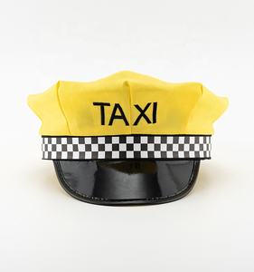 Accesorios de <span class=keywords><strong>Disfraces</strong></span> para Fiesta de Halloween para Adultos, Gorra de <span class=keywords><strong>Taxi</strong></span> Amarilla y Azul para Conductor, Unisex - Product Image 1