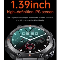 Montre connectée More Sport K56pro avec fonction d'appel, écran rond IPS de 1,39 pouce, batterie de 400 mAh, montre de sport d'extérieur K56 Pro