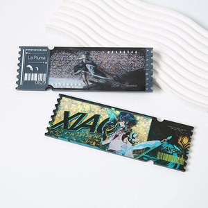 Chất lượng cao tùy chỉnh Acrylic QuickSand vé stub DIY phim hoạt hình phong cách in Offset hoạt hình Ảnh Quà Tặng long lanh hiệu ứng chất lỏng - Product Image 3