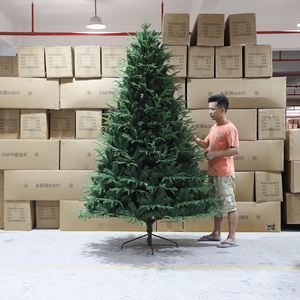 Vente en gros de sapins de Noël artificiels de 60 cm, 90 cm, 120 cm, 180 cm, 210 cm, 240 cm, 270 cm avec base en métal épaisse pour la décoration de Noël - Product Image 4