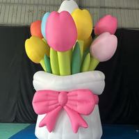 Décorations florales : Tulipes gonflables colorées en vente