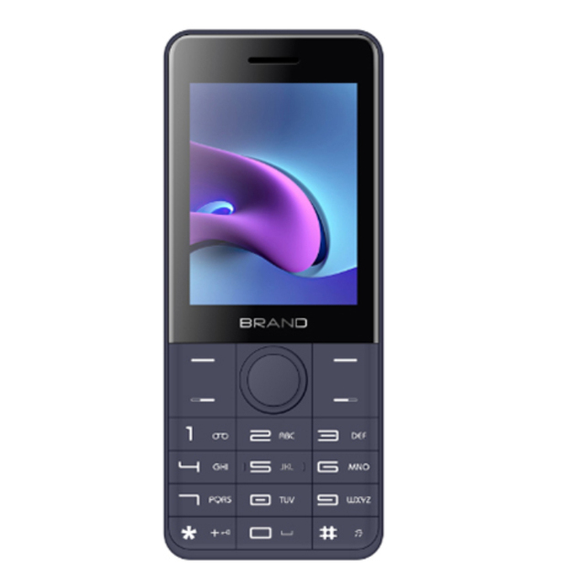 OEM 4G LTE Android 11 Keypad Smartphones Dual Camera 2.8 Inch French/German/English Support Quad Core Processor Fingerprint Dual