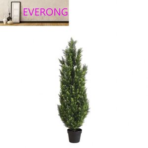 Árbol de Navidad artificial de diseño de moda 2022 en base de cemento con yute Bagby Hand made can decor interior o exterior - Product Image 2