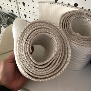 100mm <b>White</b> Polyester Lashing Strap 10T Heavy Duty <b>Cargo</b> Tie Down Webbing Belt for Transportation and Load Restraint - Product Image 1