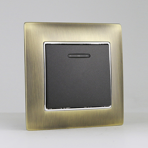 Interrupteur d'éclairage électrique HERMANO de style russe 10A 1 Gang 2 voies EU avec indicateur LED, indice de protection IP21, certifié CE/TUV - Product Image 5