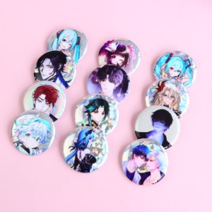 Miễn Phí Thiết Kế Có Sẵn Pin Maker 44Mm 58Mm 75Mm Phản Quang Thăng Hoa In Ấn Các Loại Trống Kim Loại Biểu Tượng Tùy Chỉnh Huy Hiệu Pin Nút - Product Image 3