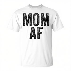 Camiseta vintage con efecto desgastado para el Día de la Madre, Mom Af Mama - Product Image 2